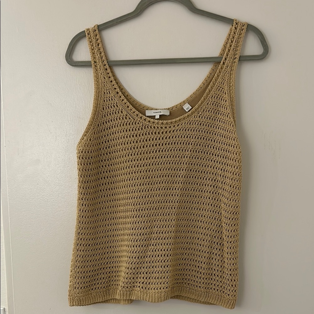 VINCE Crochet Top